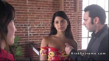 Dude dominates girlfriend and ex wife